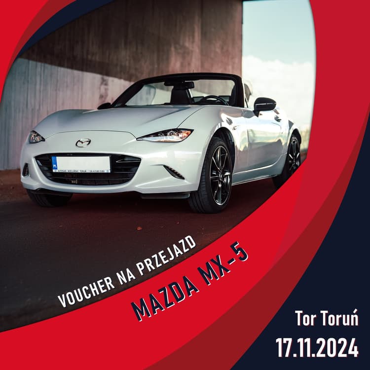 VOUCHER NA PRZEJAZD: Mazda MX-5