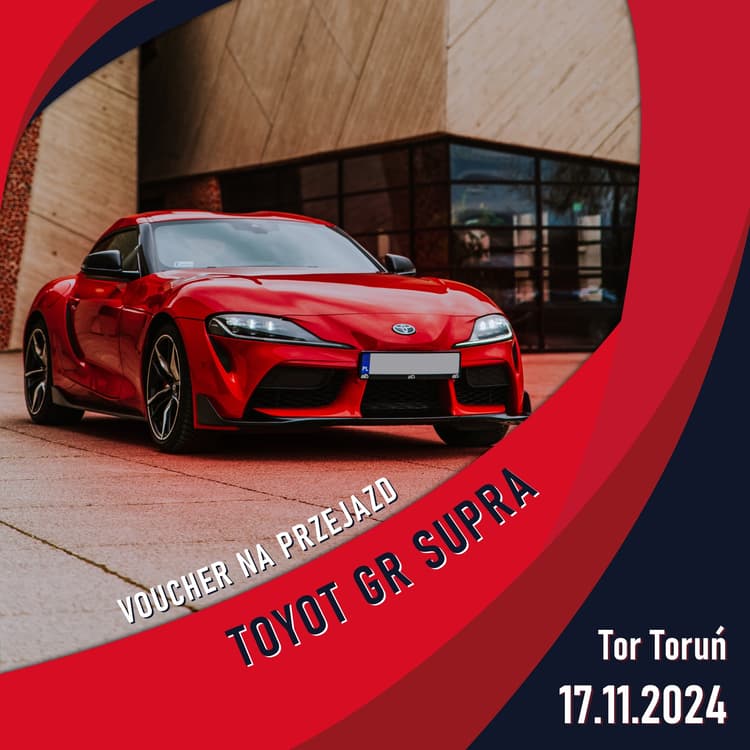 VOUCHER NA PRZEJAZD: Toyota GR Supra