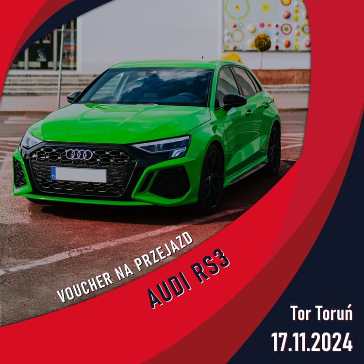 VOUCHER NA PRZEJAZD: Audi RS 3